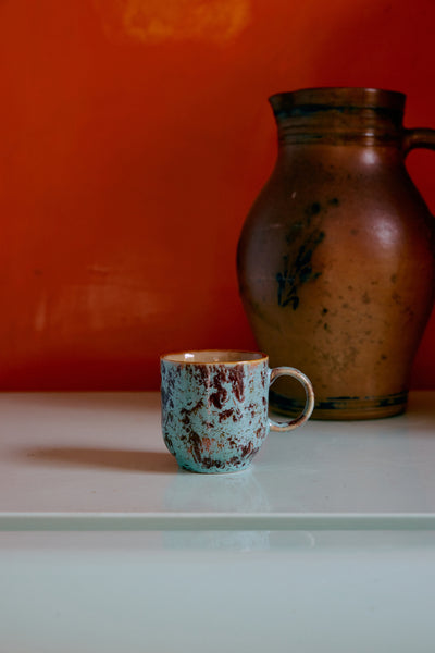 70s Ceramics Café Mug - Patina