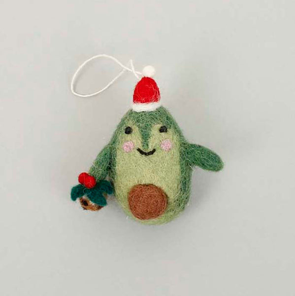 Christmas Avocado Decoration