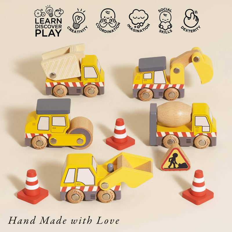 Construction Toy Cars, Trucks & Diggers Set