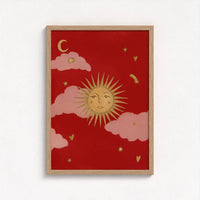 Queen of the Rodeo - Giclee Art Print - Le Soleil (Red): A3