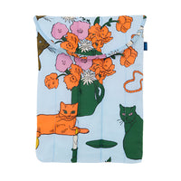 Puffy Laptop Sleeve 13"14"- Table Cat