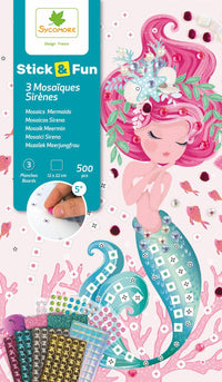 Stick 'n Fun Tiny Mosaic Mermaid Kit