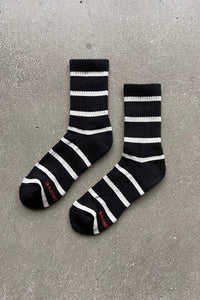 Boyfriend Socks - Red Stripe