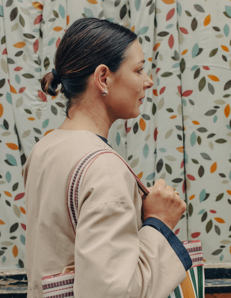 Small Leverback Bold Hoop Earrings - Silver