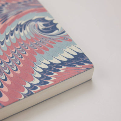 A5 Ruled Notebook - Twisted Scallops Hydrangea