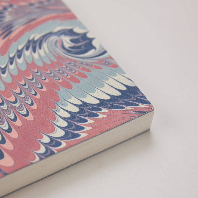 A5 Ruled Notebook - Twisted Scallops Hydrangea