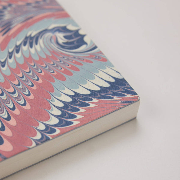 A5 Ruled Notebook - Twisted Scallops Hydrangea