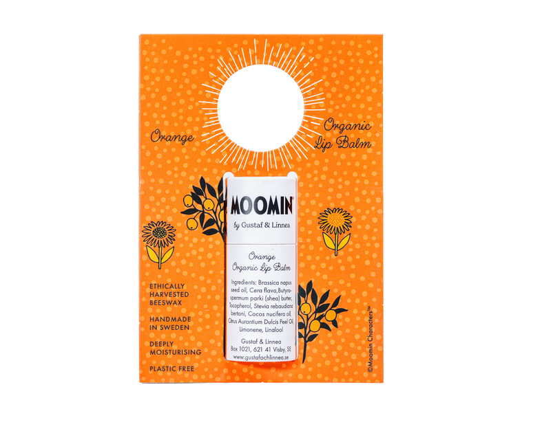 Moomin Organic Beeswax Lip Balm - Orange