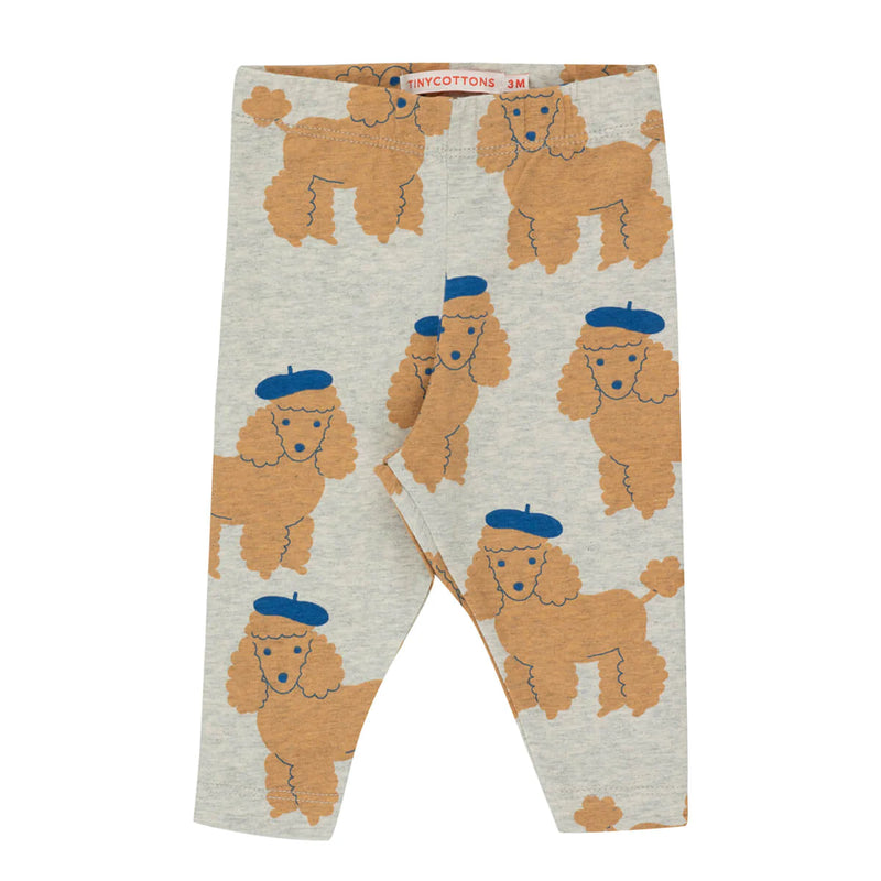 Tiny Poodle Baby Pant - Light Grey Heather
