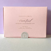 IMOGEN OWEN - Modern Calligraphy Essential Kit: BLUE BOX WITH JADE GREEN INNER