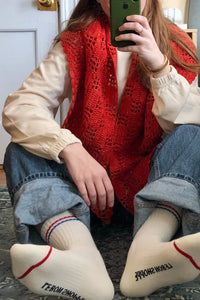 Boyfriend Socks - Milk