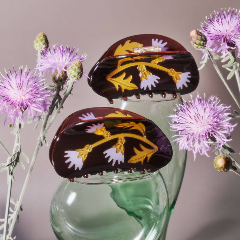 Milk Thistle Hair Claw Clip