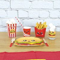 Salty Junk Food - Fries Cones - Set of 8