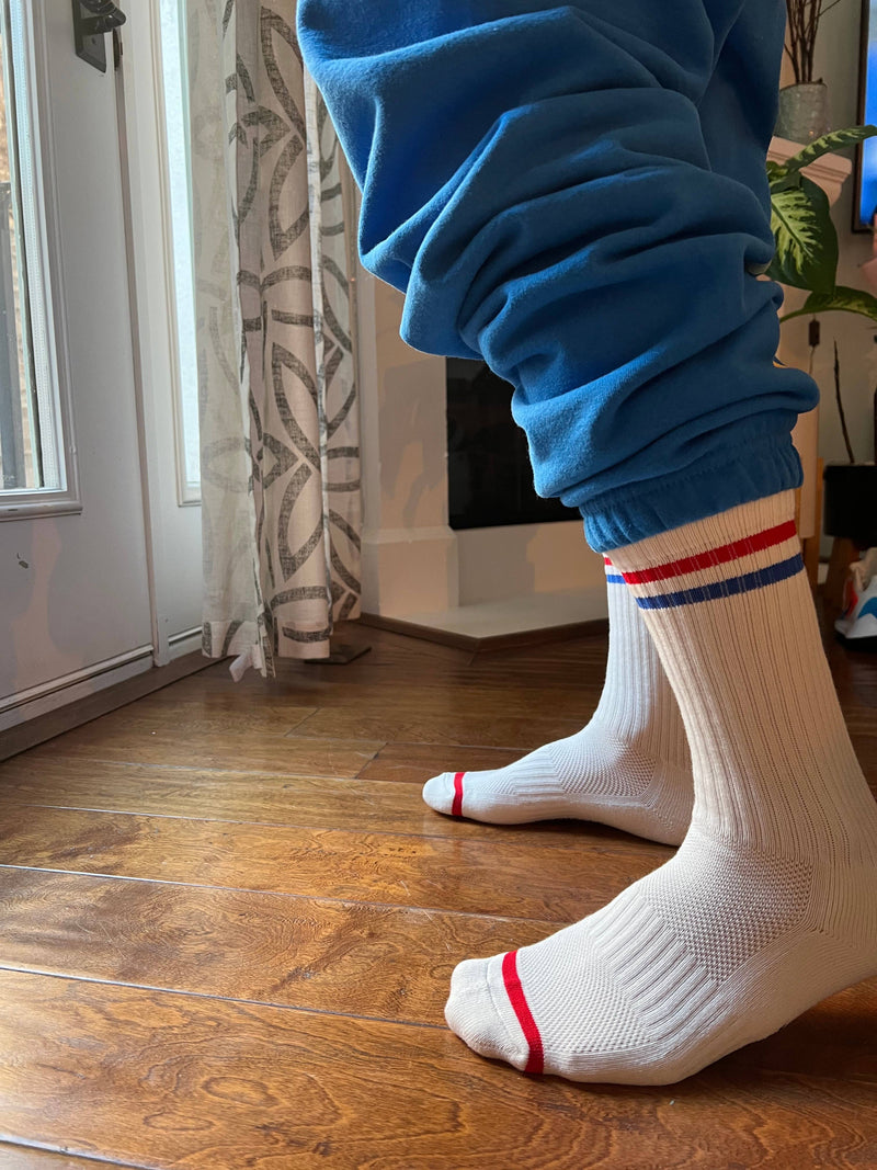 Extended Boyfriend Socks - Moss