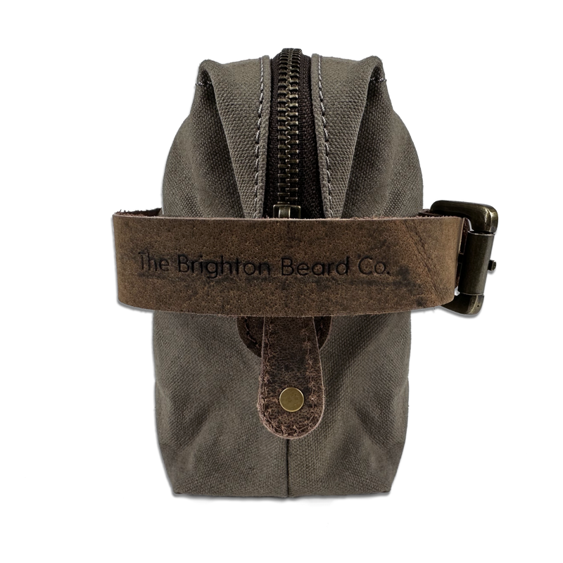 Birling Waxed Canvas & Leather Wash Bag