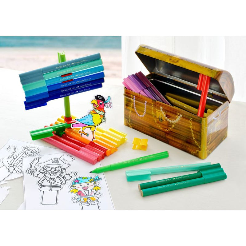 Faber-Castell - Treasure Box of Connector Pens