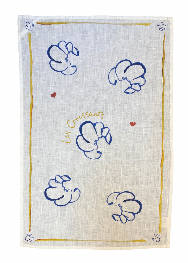 Croissants! Tea Towel