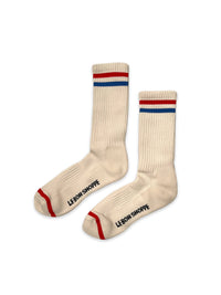Extended Boyfriend Socks - Powder Blue