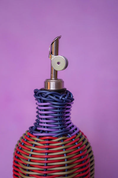 Oil Pourer - Red & Olive