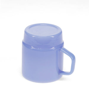 Stacking Glass Coffee Cup - Milky Blue