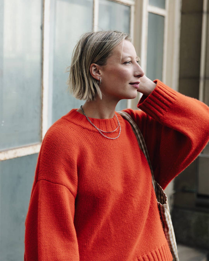 Double Layer Feature Necklace - Silver