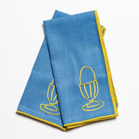 Linen Blend Napkins - Egg (Set of 2)