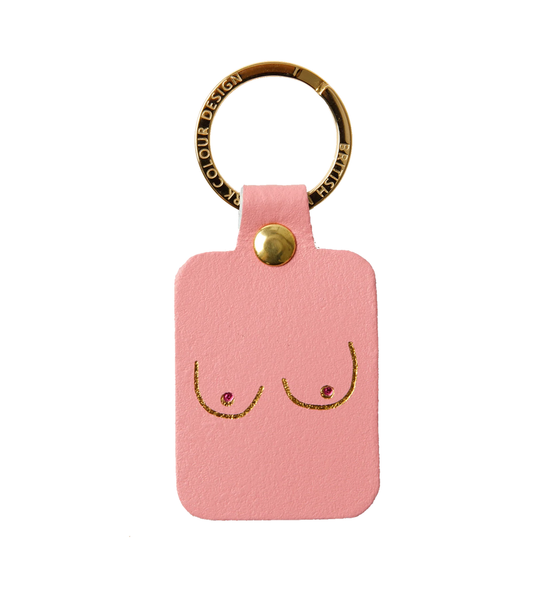 Boob Key Fob - Pale Pink