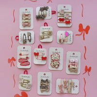 Cutesy Mini Bow Clip Set
