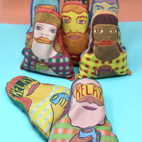 Relaxed People Lavender Bag: Man - Blue Beard