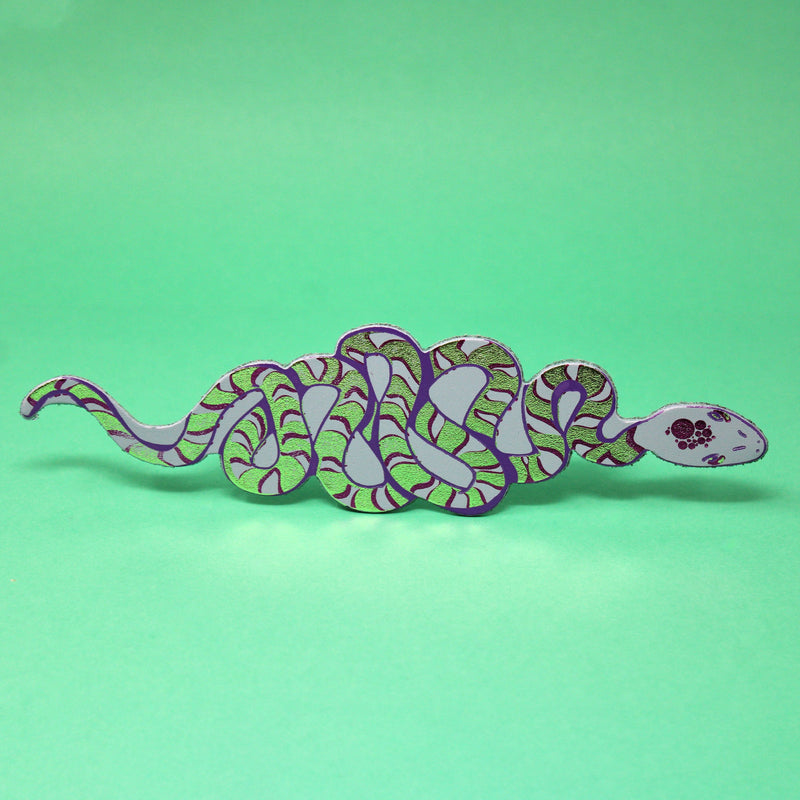 Snake Bookmark - Dark Red