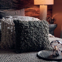 Quarry Textured Shaggy Cushion