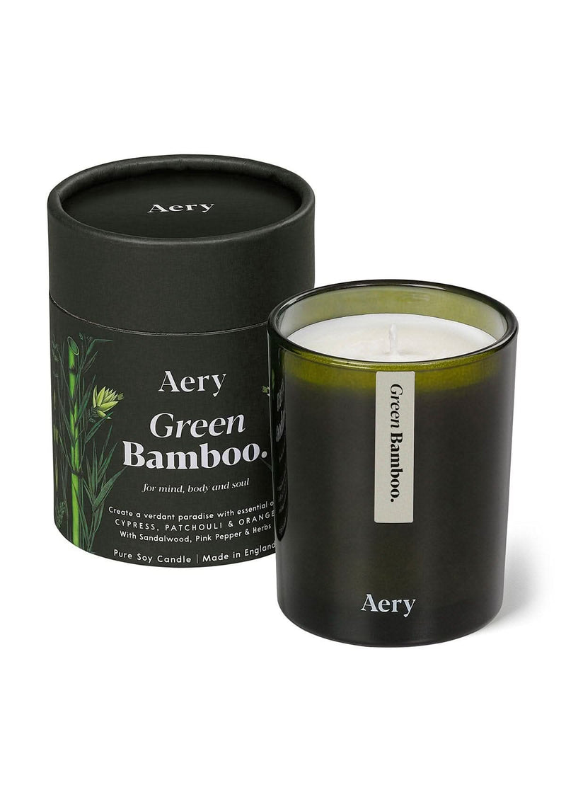 Green Bamboo Scented Candle