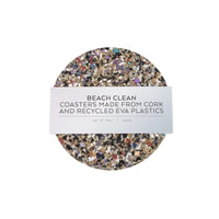 Beach Clean Coasters - Set of 4 - Round