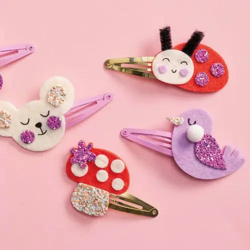 Hair Clip Craft Kit - Flower Garden