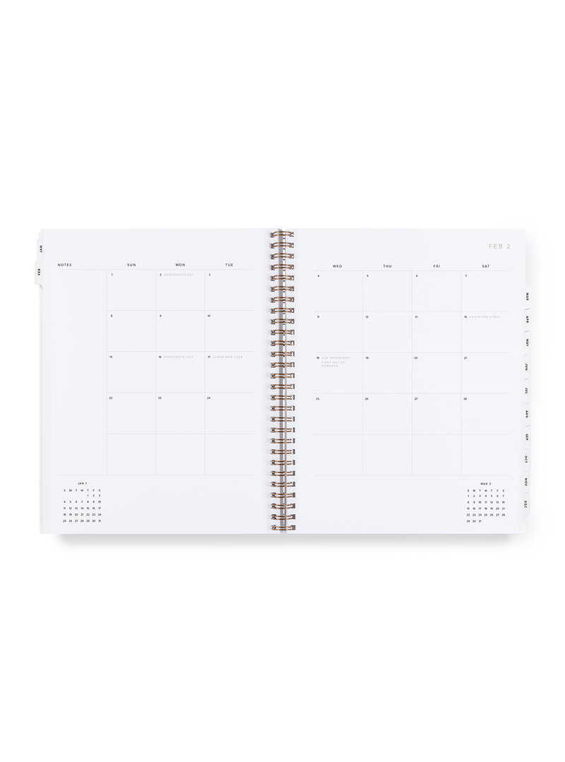 2026 Year Task Planner: Fern Green / None