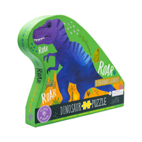 Floss and Rock - UK - Dino 40pc "Dinosaur" Shaped Jigsaw with Shaped Box