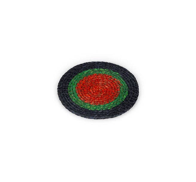 Seagrass Coaster - Midnight Blue / Beryl Green