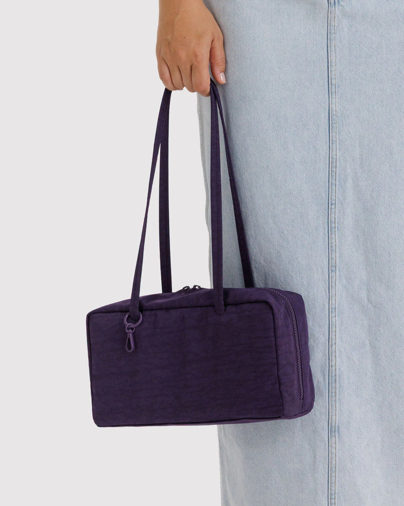 Nylon Bowler Bag - Fig