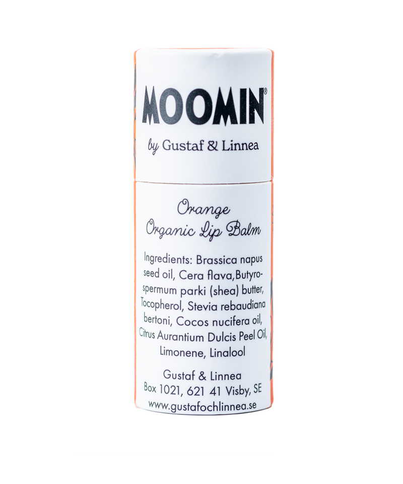 Moomin Organic Beeswax Lip Balm - Orange