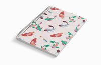 A5 Blank Wire Bound Notebook - Coy Fish