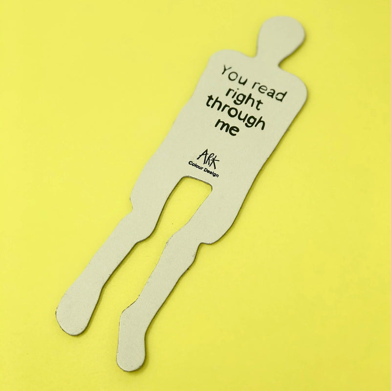 Skeleton Bookmark - Cream