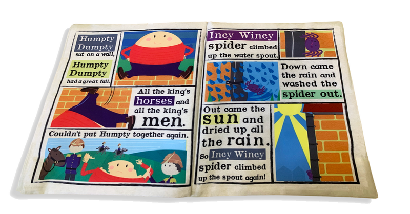 Nursery Times Crinkly Newspaper - Nursery Rhymes