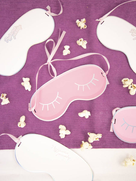 SET OF 8 PAJAMA PARTY INVITATIONS