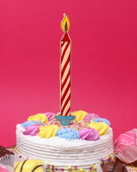 Birthday Candle Bookmark - Cream