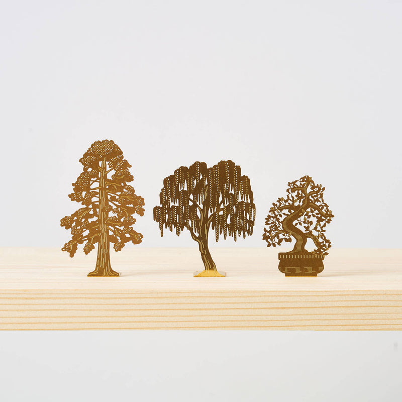 Tiny Tree Brass Ornament - Bonsai