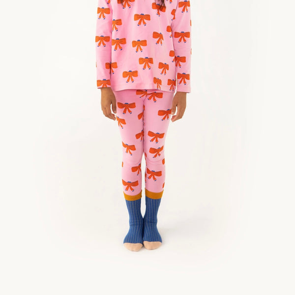 Tiny Bow Kids Pant - Pink