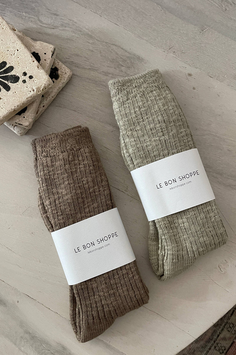 Cottage Socks - Flax