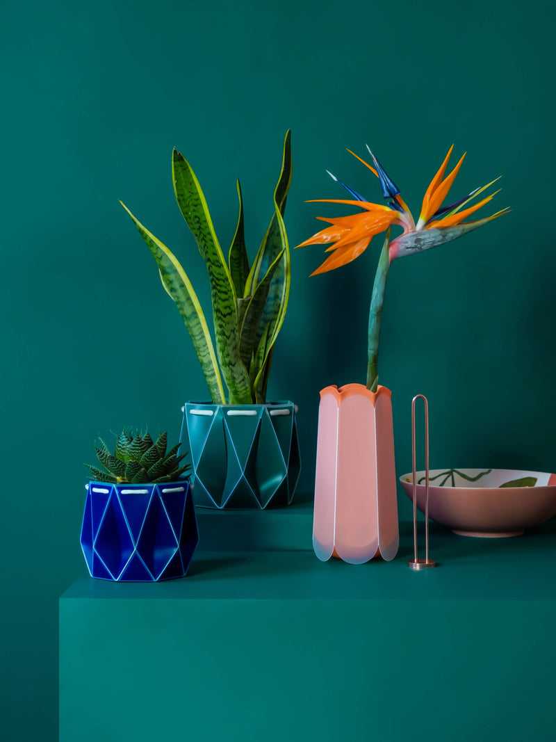 18cm Self-Watering Pot - Dark Teal