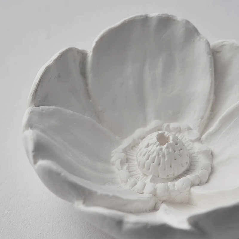 Incense Holder - Anemone Flower