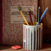 Ceramic Pot - Vintage Pencils